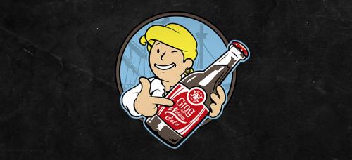 Grog con Nuka Cola Logo