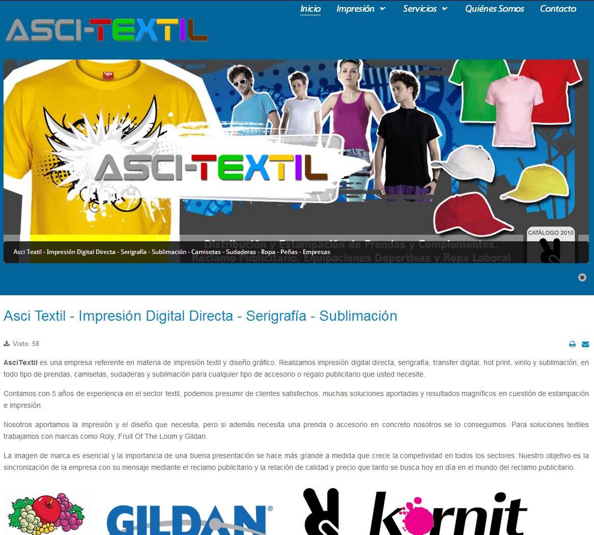 Asci-Textil. Ropa personalizada.