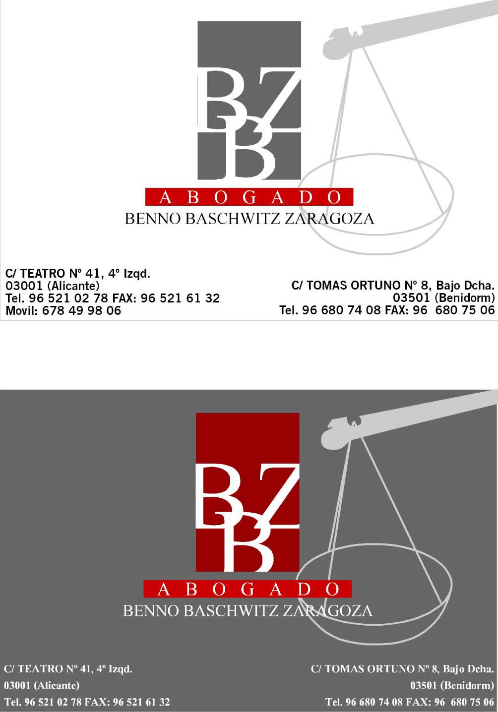 Benno Baschwitz – Abogado
